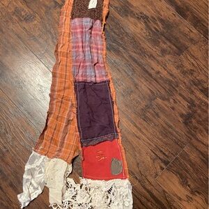 Handmade patchwork long patchwork scarf